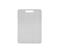 Planche A Decouper,Cutting Board Inoxydable Planche à découper épaisse en acier inoxydable, antibactérienne et anti-moisissure, planche domestique, pétrir de cuisine(304 39x28cm)