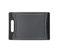 Planche A Decouper,Cutting Board Noir Épaissir Planches de coupe Cuisine Découper Couper Fruit Légumes Viande Bande Stockage Sanging Hole(L)