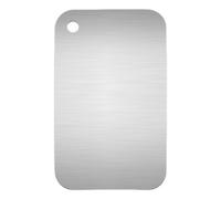 Planche à découper de cuisine - Planche à découper en acier inoxydable de 720 g | Cutter alimentaire réversible 1,02 x 15,35 pouces Cutter multifonction pour la préparation du poisson, de la viande