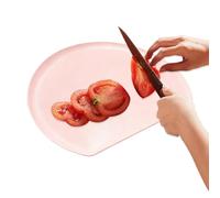 Planche à découper de cuisine semi-circulaire pour pétrir | Planche à découper pour préparer des repas pour la maison, appartement, restaurant, barbecue, préparation des repas