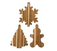 Planche à découper de Noël - Bois festif, pour goûter et servir