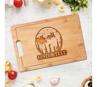 Planche à découper de Noël gravée, idéale pour une pendaison de crémaillère, des amis et de la famille, décoration de cuisine parfaite