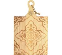 Planche à découper décorative en bois de manguier Plateau de service Décoration de cuisine Marron clair 33x29cm