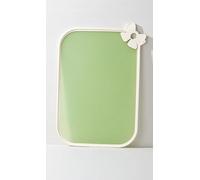 Planche à découper décorative pour cuisine avec motif nœud, surface de préparation des aliments double face, vert et blanc (1, vert matcha, nœud papillon)