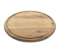 Planche à découper, diamètre: 240 mm, bois d'acacia