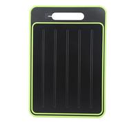 Planche à découper double face en polypropylène et TPR, antidérapante, 2 en 1, pour décongeler la viande, compatible lave-vaisselle, pour la maison, la cuisine, noir et vert