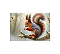 Planche à découper écureuil sur un arbre 28.5 x 20 cm