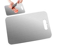 Planche À Découper En Acier Inoxydable | Lavable Au Lave-Vaisselle Plus Épaisse - Planches À Découper En Métal Pour Cuisine | Pour La Viande Les Légumes L'Alimentation La Cuisine À La