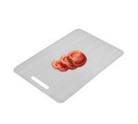 Planche à découper en acier inoxydable - planche à découper de cuisine lourde | Tapis de coupe résistant à la rouille avec design double face pour viande, légumes, fruits, facile à laver pour