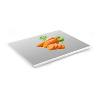 Planche à découper en acier inoxydable, Planche à pétrir Plan de travail avec bord d'arrêt pour pétrir, couper et cuire 40X30cm