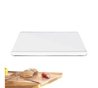 Planche à découper en acrylique - Antidérapante - Avec barre de protection anti-éclaboussures - Viande, pour aliments crus et cuits, pâtisseries, sushis, préparation de viande