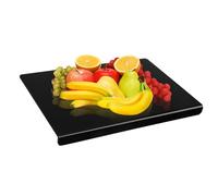 Planche à découper en acrylique avec rebord de comptoir | Plaques à découper - Bloc de protection de comptoir noir pour la maison, le restaurant, la salle à manger, l'appartement, la préparation des
