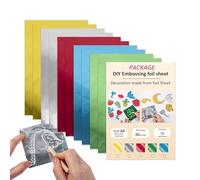 Planche à découper en aluminium pour l'estampage - Pour travaux manuels, scrapbooking, école, bureau, cartes de vœux