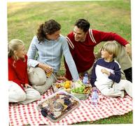 Planche à découper en Bambou 2 en 1, Tableaux de charcuterie réversibles avec Couvercle de Verrouillage Transparent et poignées Noires pour légumes, Fruits charcuterie, collations à découper en bambo