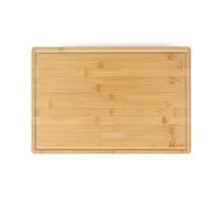 Planche à découper en bambou Salter Simply Prep - 100% certifiée FSC® avec rigole à jus, protège les plans de travail, solide et durable, préparation des aliments & service, L45 x l30 x P2cm