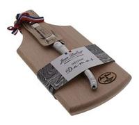 Planche à découper en bois + couteau 26 cm Jean Dubost AP036424D32002 G