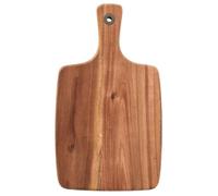 Zeller 25550 Planche à découper avec Poignée Bois Marron 32 x 18,3 x 1,2 cm