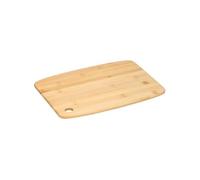 Alpina Planche à découper en bois de bambou 30x23 cm avec trou d'accrochage Beige