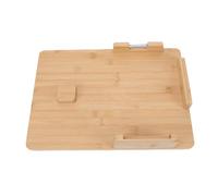 Planche à découper en bois de bambou à une main, outil de cuisine multifonctionnel avec arrêt à pain pour un usage domestique, idéal pour les personnes âgées et les personnes à