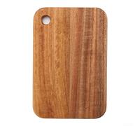 Planche à découper en bois de noyer entier pour camping, pique-nique, barbecue et utilisation à la maison avec construction stable et rangement à suspendre (18 x 12 x 1 cm)