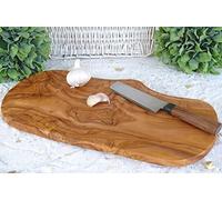 Planche à découper en bois d'olivier rustique - Différentes tailles (35-39 cm)