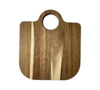 Planche À Découper En Bois En Forme De Poche Avec Trous De Suspension