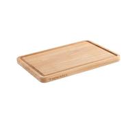 Planche à découper en bois HENCKELS by ZWILLING, 32 x 22 x 2 cm, rainure à jus, utilisable des deux côtés