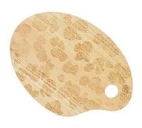 Planche à découper en bois multicolore