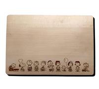 Planche à découper en bois inspirée de Charlie Brown Woodstock