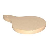 Planche à découper en bois - Parfait pour couper l'oignon, l'ail et le chili - Planche à découper rustique - Idéal pour servir une planche de fromage - Taille 20 cm x 12,5 cm