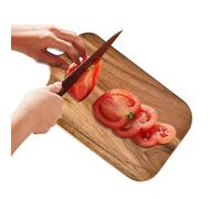 Planche À Découper En Bois, Planche À Découper Avec Poignée, Plateau De Service Recto Verso Pour Steak Usage Pro Et Extérieur Restaurant