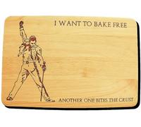 Planche à découper en bois Queen Freddie Mercury