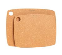 Planche à Découper en Fibre de Bois, Lot de 2, Lavable au Lave-Vaisselle