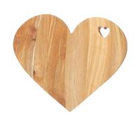 Planche à découper en forme de cœur - à découper le en bois - Plateau de service en forme de cœur pour la présentation des aliments - Planche à charcuterie | Pour la viande, le fromage, l
