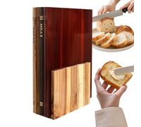 Planche à découper en forme de livre - 4 tapis à découper en bois, ensemble de planches à pour charcuterie, préparation de cuisine extérieure, article de cuisine maison avec support peu