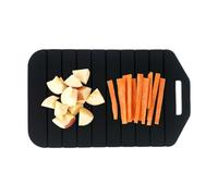 Planche à découper en silicone - Double face et pliable - Tapis à découper flexible, pour cuisine, maison, camping, appartement, lavabo, salle à manger