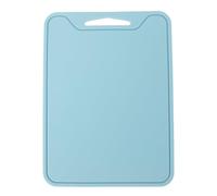 Planche à découper en silicone, planche à découper antidérapante, portable, pliable, passe au lave-vaisselle, légère, voyage, camping, pique-nique, outil de cuisine 11,7 x 8,6 x (Bleue)