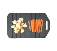 Planche à découper en silicone souple double face | Tapis à découper pliable | pour maison, camping, restaurant, dortoir, comptoir, salle à manger, appartement, évier de cuisine