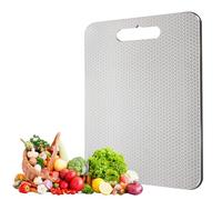 Planche à Découper en Titane, 50 * 30cm planches de cuisine en titane 100% - Nouvelle version 2025, anti-rayures, double face, sans BPA - Choix hygiénique et durable pour la cuisine moderne