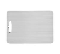 Planche à découper en titane - Bloc à découper pour fruits | Plaque de découpe en métal pour viande, légumes, pain, fruits, comptoir de cuisine, viande, légumes, pain, plan de travail