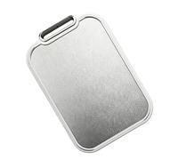 Planche à découper en titane double face avec tapis antidérapant pour viande, , fruits, légumes, charcuterie et préparation des repas, métal de qualité alimentaire, facile à nettoyer