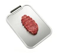 Planche à Découper en Titane - Double face | Planche à découper,Tapis, gadget, viande, charcuterie, fruits, légumes, aliments, préparation de repas, plan de travail