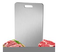 Planche à découper en titane double pour manipuler les aliments, petite planche de cuisine suspendue pour viande, fruits, pique-nique, usage domestique et extérieur
