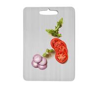 Planche à découper en titane, planche à découper de cuisine réversible pour cuisiner la préparation des aliments et la sculpture, une durable portable avec un matériau léger, une de ca