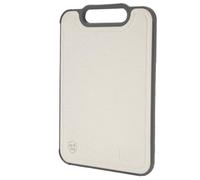 Planche à découper en titane - Planche à découper double face, résistante aux rayures, outil de cuisine antidérapant, taille 39,9 x 26,4 cm | Préparation des aliments sûre pour légumes, viande,