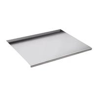 Planche à découper en titane pur avec rebord de comptoir, 99,6 % de titane pur, 1 mm d'épaisseur, surface antiadhésive, parfaite pour la cuisine, camping, barbecue (XL)