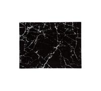- Planche à Découper en Verre "Marbre" 40cm Noir