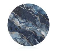 Planche à découper en verre, marbre, bleu marine, motif mélangé, petite planche à découper de cuisine, planche à découper portable