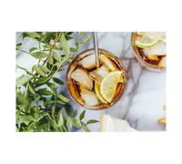 Planche à découper en verre trempé cocktail 40 cm Pradel Excellence