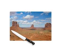 Planche à Découper en Verre Trempé - Grand Canyon Paysage Naturel du Farwest - Protection Plan de Travail et Dessous de Plat Résistant Chaleur 2 Tailles Imprimé en France